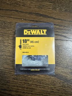 DEWALT 18” Chainsaw Replacement Chain (DW01DT618) – New Sealed