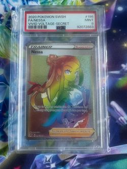 2020 Pokémon Nessa PSA Mint 9…