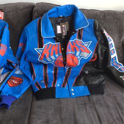 New York Knicks, leather jacket
