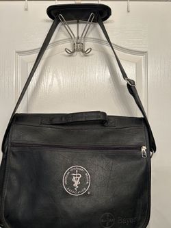 Leather Carry Case For Computer Or Whatever Else Like New Condition