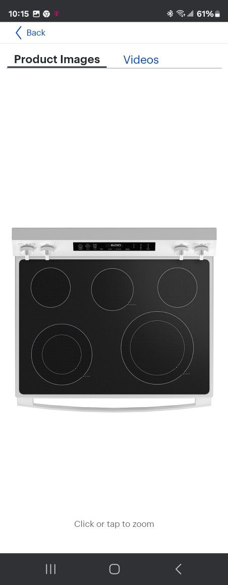 GE Electric Range Oven with Storage