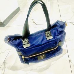 Marc Jacobs Navy Blue Tote Bag