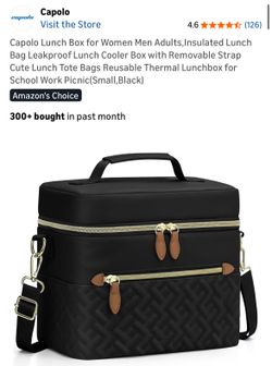 Lunch Bag, Black