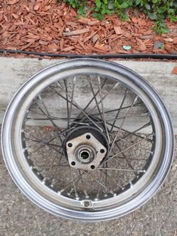 Older Motorcycle wheel
