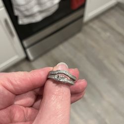 2 Carat Diamond wedding Ring Set