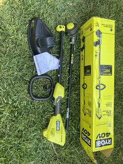 RYOBI 40V 15 in. Expand-It Cordless Battery Attachment Capable String Trimmer(Tool Only)