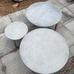 Outdoor tables
