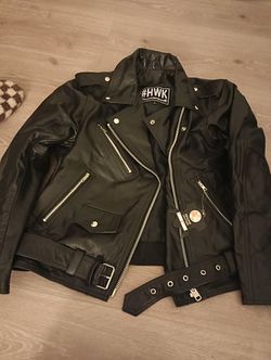  Women's Leather Motorcycle Jacket 