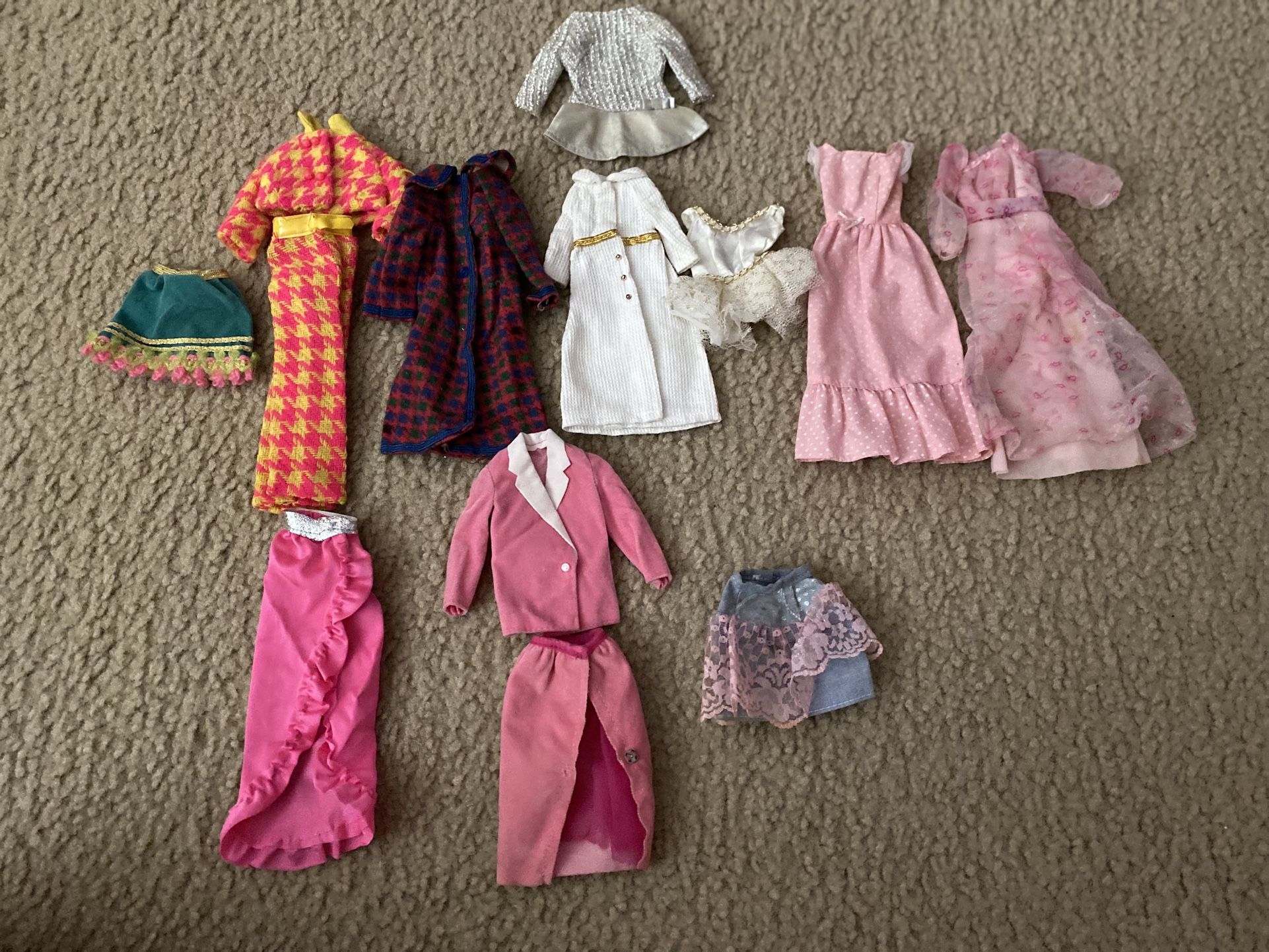 Vintage ‘60s, ‘70s, and ‘80s Collectible Barbie Clothes , Items Added, See Other Photos