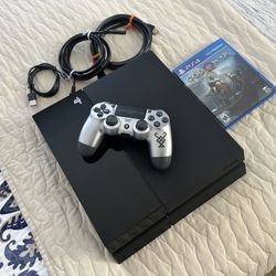 Black Sony PS4 Console.