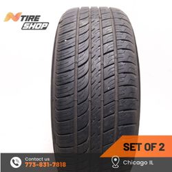 Set of 2 Used  8.5/32    215/55R17  94V  Radar  Dimax AS-8