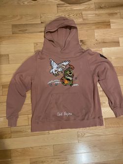 Embroidered vintage hoodie