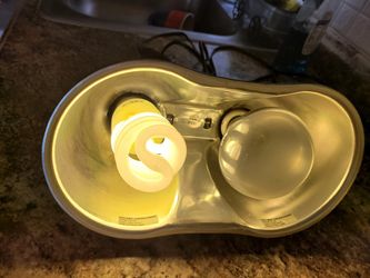 Large Zoo Med Dual Lamps