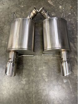 Corsa axle back exhaust for SN197 Mustang GT and GT 500