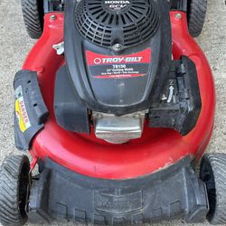 21in Honda Troy Bilt Push Lawnmower—Works Great!!!