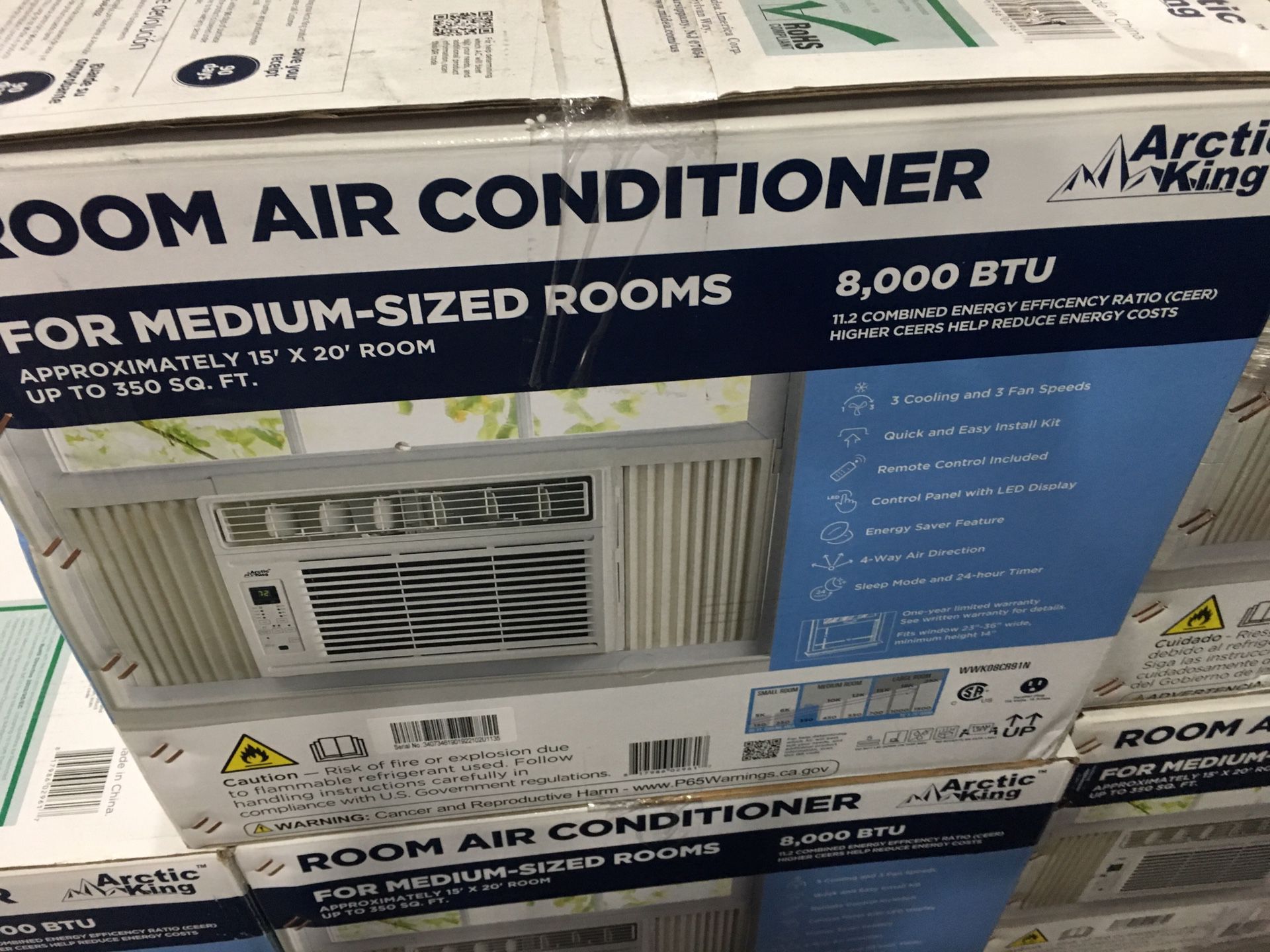 Window Unit AC Air Conditioner 8,000btu 8k