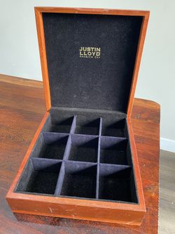 Justin Lloyd Premium Wooden Tea Box