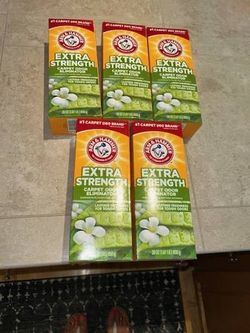 5 Boxes - 30 OZ Arm & Hammer Extra Strength Carpet Odor Eliminator