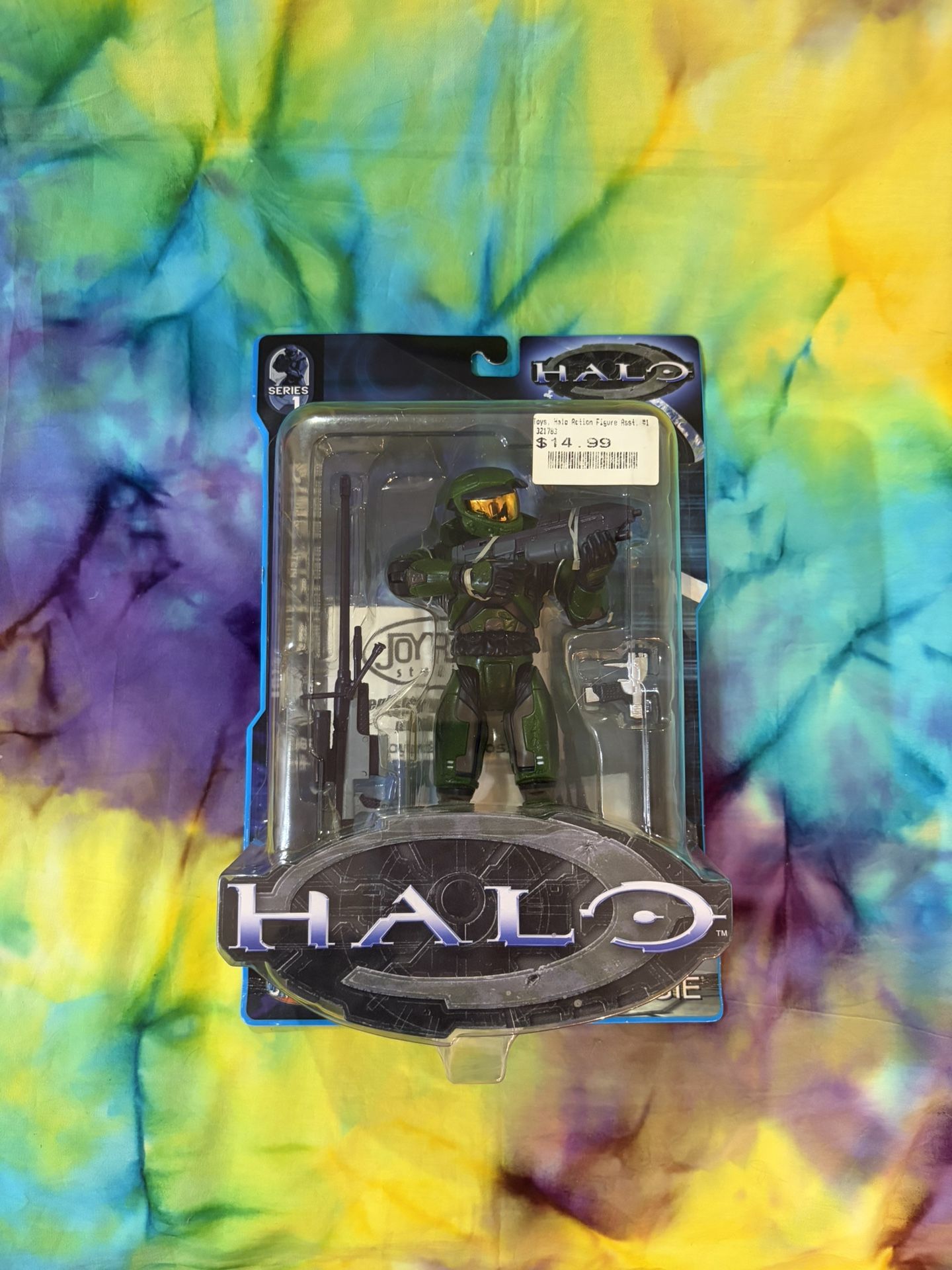 Rare New 2003 HALO 1 series 1 Master Chief & rifle Joyride Studios with papers