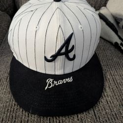 Atlanta Braves Fitted Hat Size 7 And 1/4