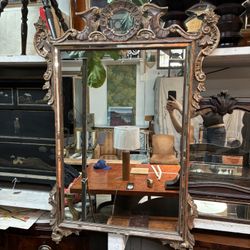 18th Century French Giltwood Mirror