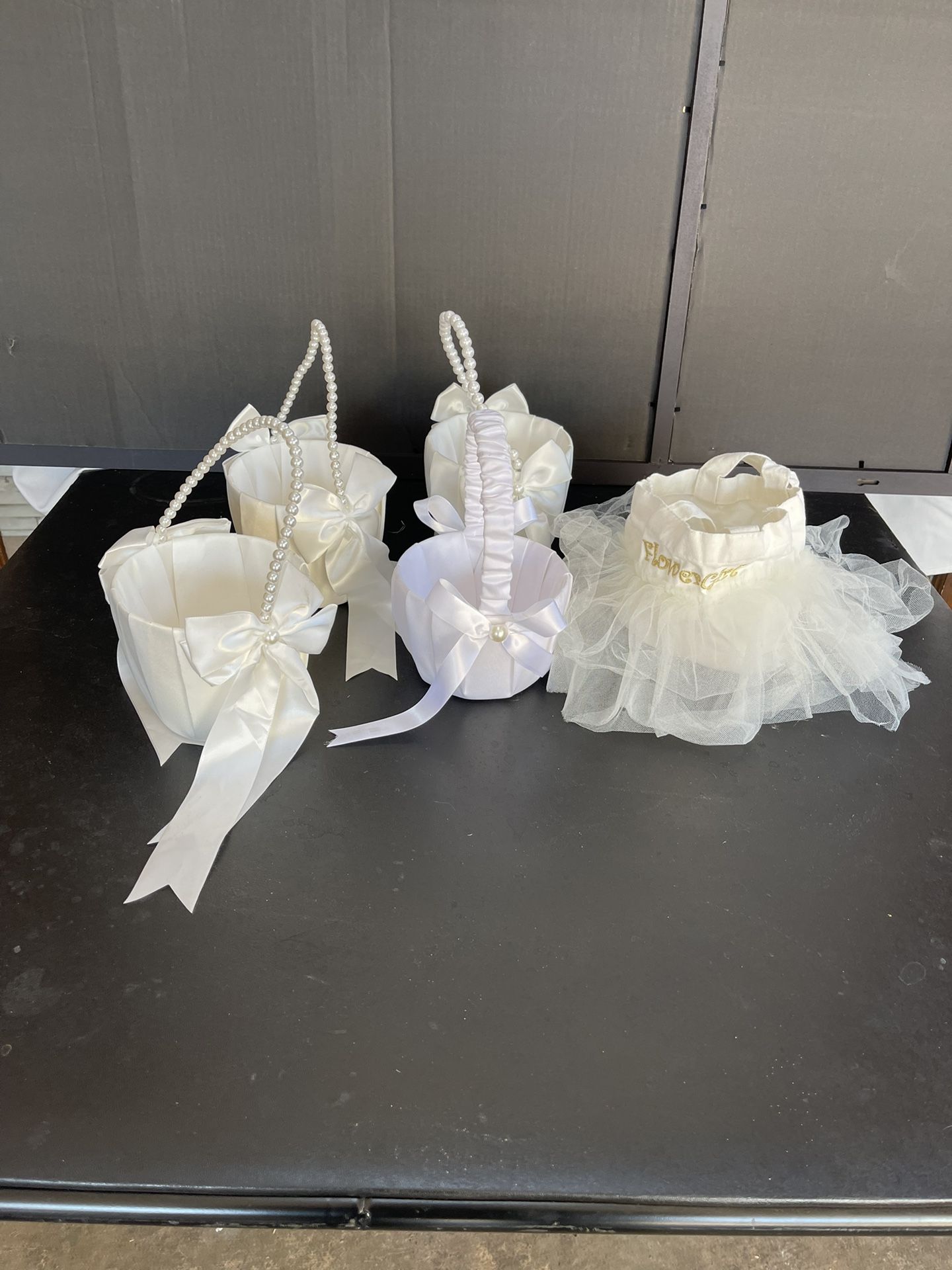 5 Canastitas Blancas 