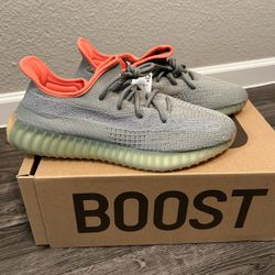 Yeezy 350v2 Desert /Sage /Orange  Size 12 