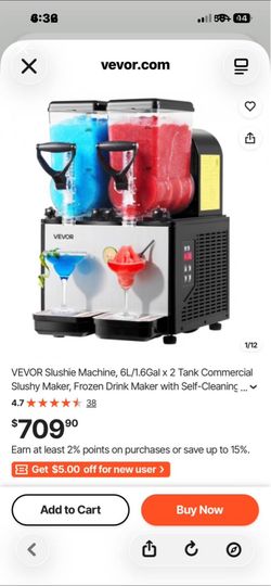 Vevor slushy machine (new)