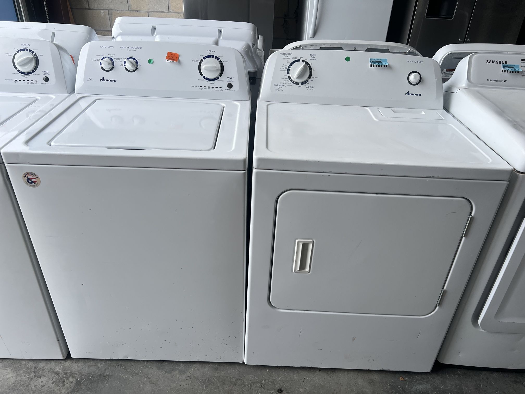 Amana Washer And Dryer Set