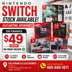 Nintendo Switch stock available - On Payments with just $49 down 🤩 [No credit needed ✅]