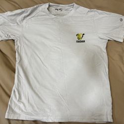 Uniqlo White T-Shirt Pikachu Pokemon Meguru Yamaguchi