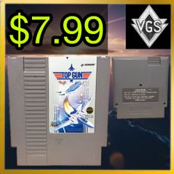 *RETRO* Top Gun – Nintendo Entertainment System (NES) Cartridge – 1987