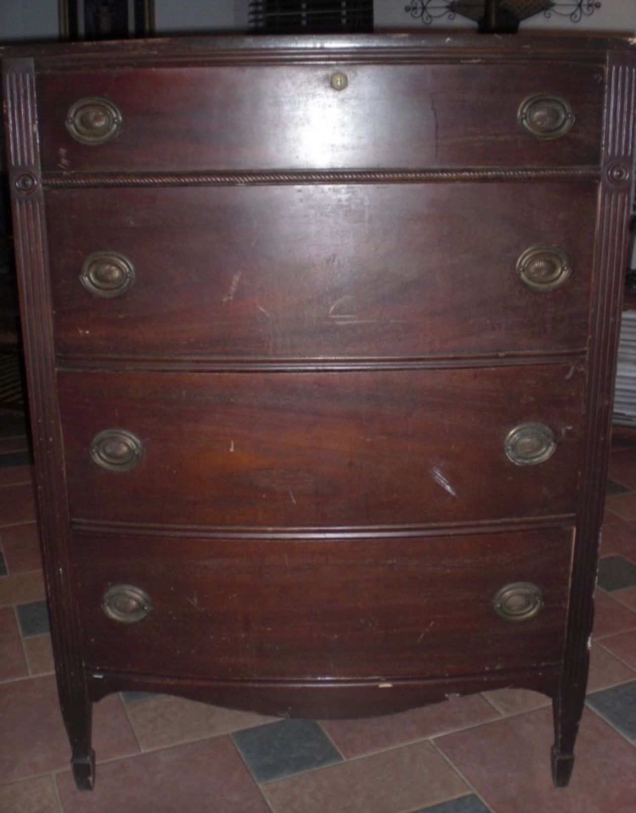 Beautiful Solid Cherry Wood Vintage Bedroom Set