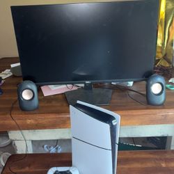 Ps5 + 2 Controllers (monitor and Speakers Included) 