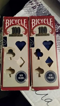 Bicycle poker chips