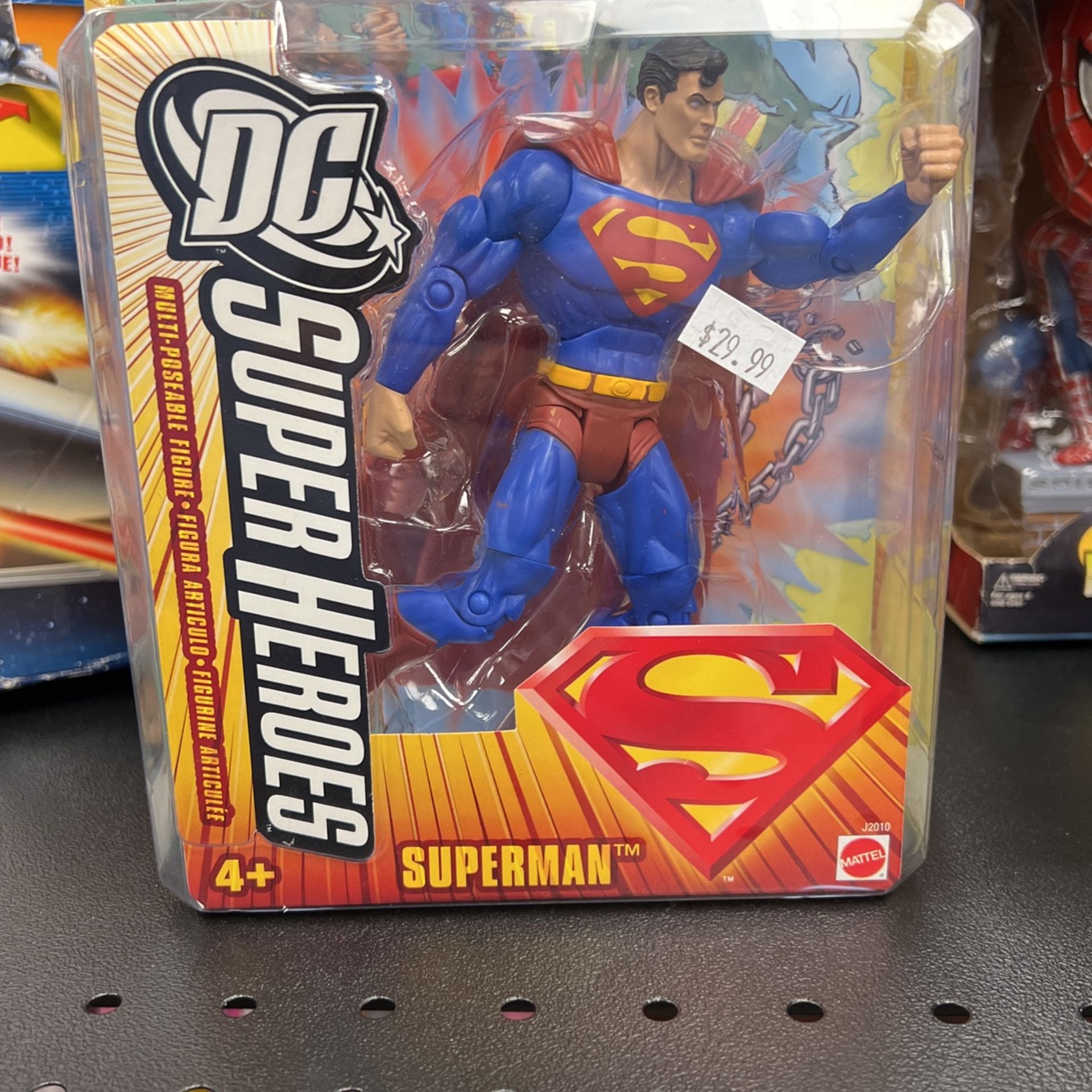 DC Superman Action Figure With Comic