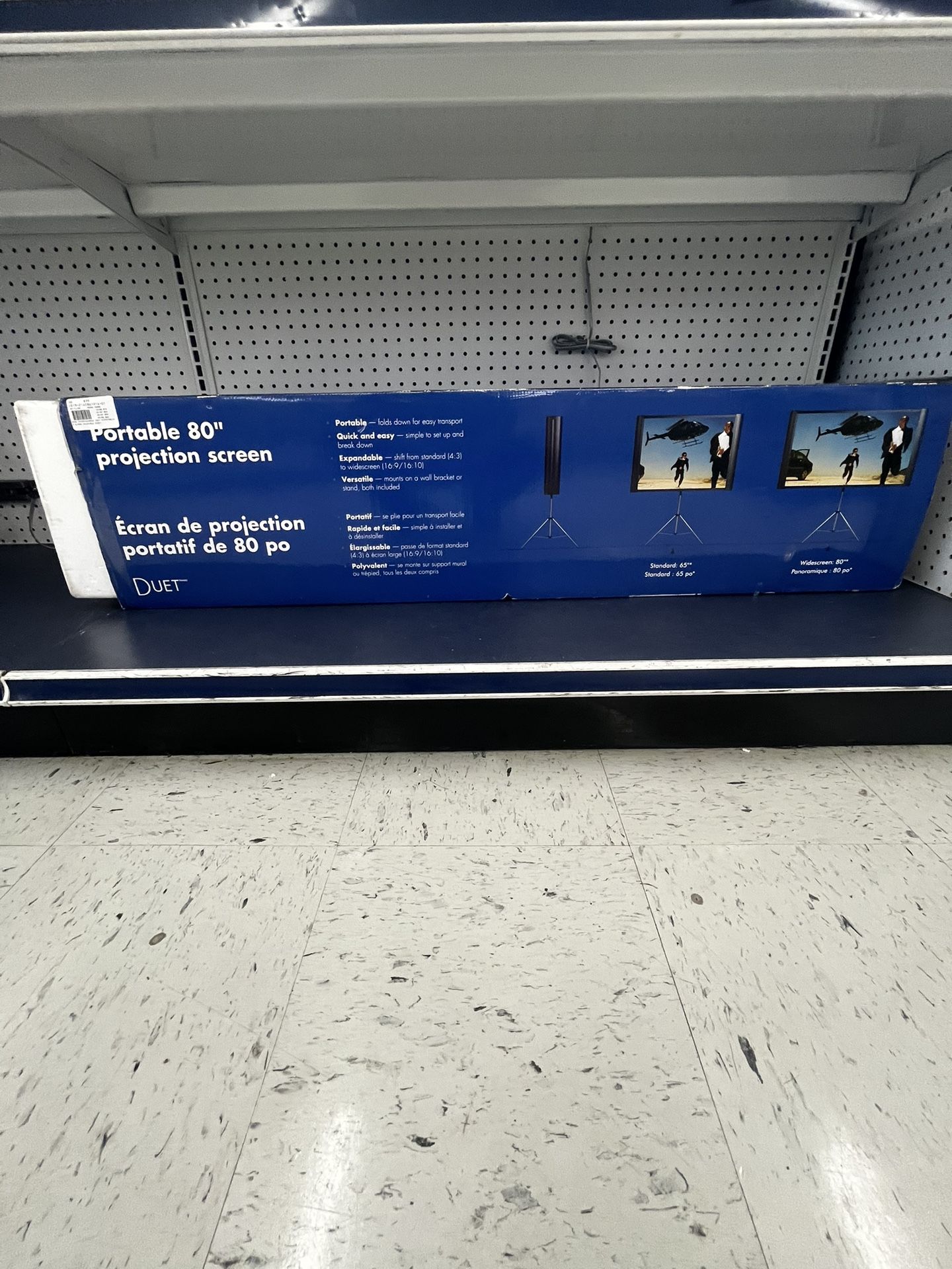 Portable 80” Project Screen