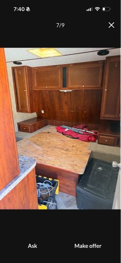 RV Travel Trailer Interior