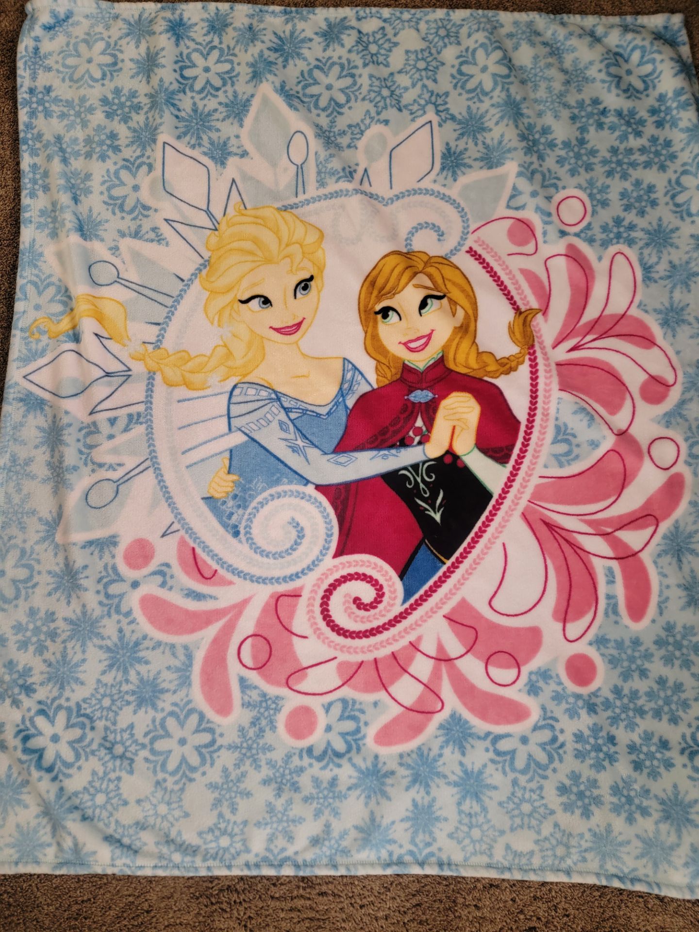Frozen Elsa Anna blanket disney
