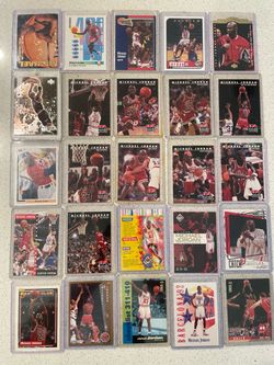 25 Michael Jordan basketball cards