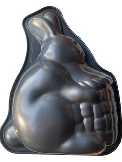 Nordic Ware - EASTER BUNNY with Basket - Nonstick Cast Aluminum Cake Pan Mold