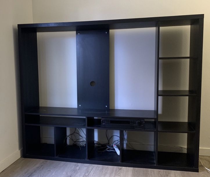 Tv Stand With 8 Storage Units 