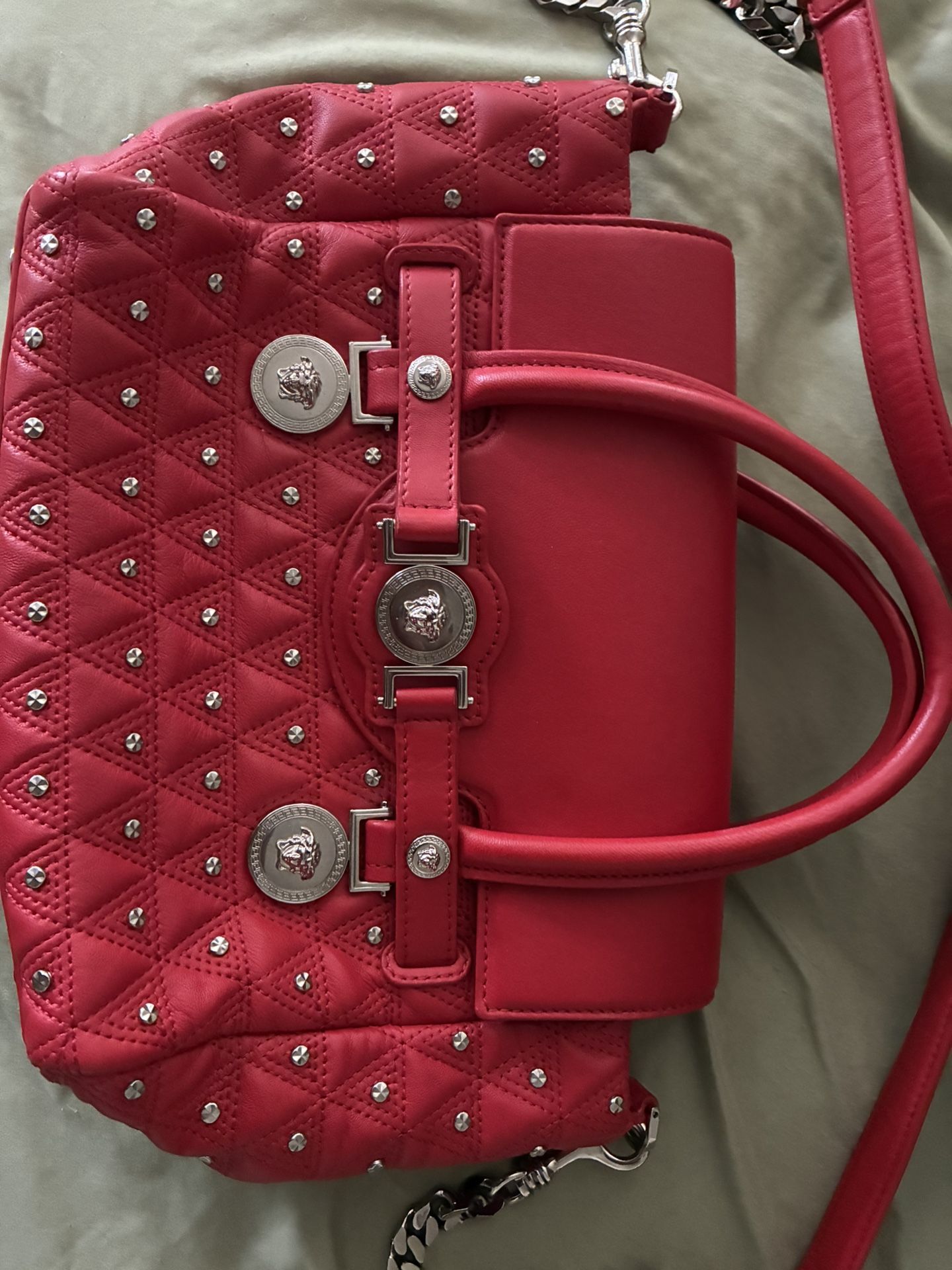 Versace Red Bag
