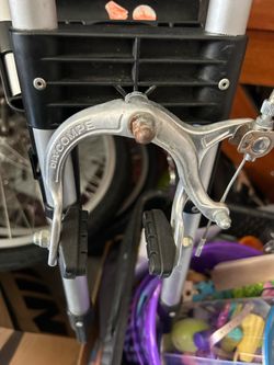 Recycled part hand brake off older jogging stroller