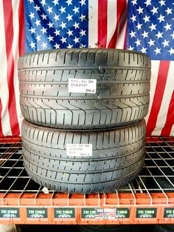✅ 295/30ZR20 PIRELLI PZERO R01 MAX PERFORMANCE SPORT CARS 2 NICE USED TIRES 295 30 20
