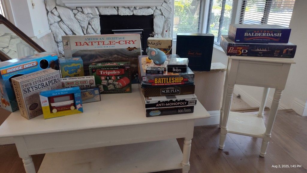 Board games And Different Toys - Everything $50