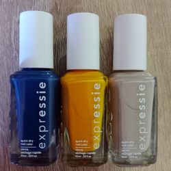 Essie Nail Polish Quick Dry - Expressie Lot Of 3