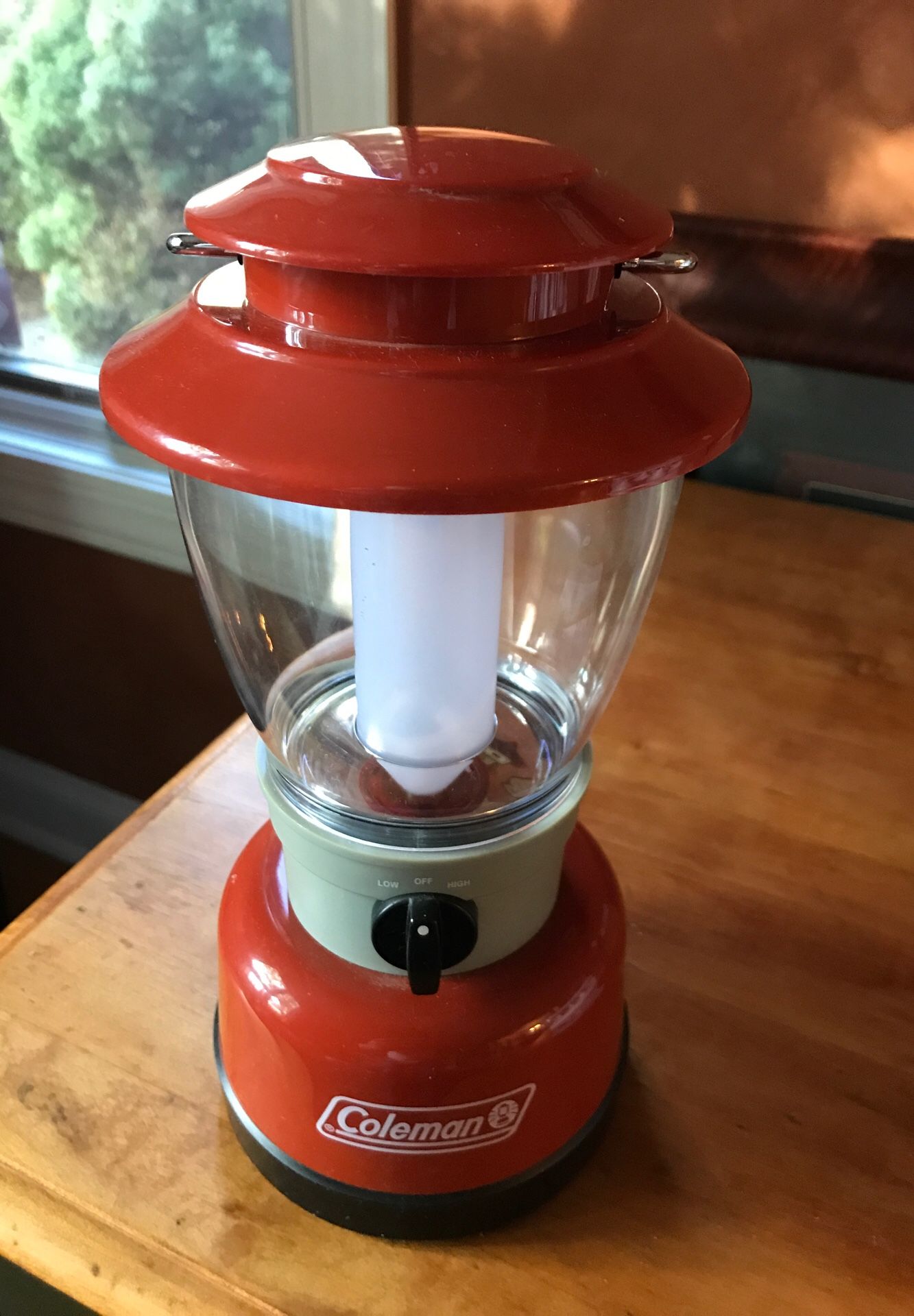 Coleman camping lantern