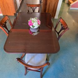 Dining table with 4 chairs