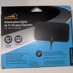 4K HD Digital TV Antenna Indoor HDTV Amplified Signal Booster Road Home - NEW